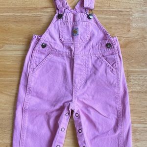 6M Carhartt Pink Overalls